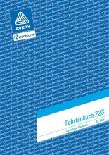 Avery Zweckform© 223 Fahrtenbuch, DIN A5, steuerlicher km-Nachweis, 40 Blatt, weiá von AVERY Zweckform
