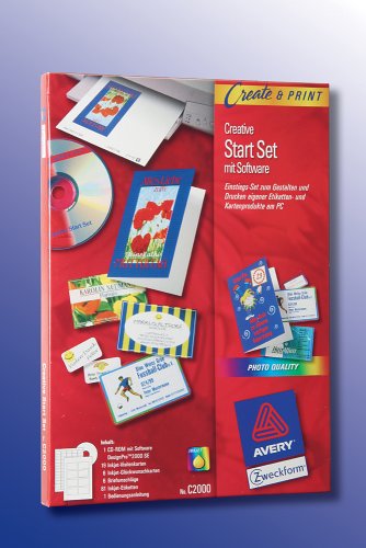 Avery Zweckform, C2000, Fotopapier, Creative Start Set, A4 von AVERY Zweckform