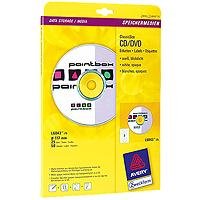 Avery Zweckform, L6043A-25, 25 Blatt, CD/DVD-Etiketten von AVERY Zweckform