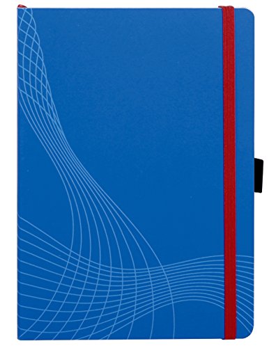 Avery Zweckform 7041 Notizbuch gebunden Softcover >>notizio<< A5, kariert, 80 Blatt, blau von AVERY Zweckform