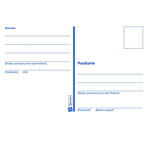 Avery Zweckform Postkartenheft, Heft mit 10 Karten, DIN A6 quer von AVERY Zweckform