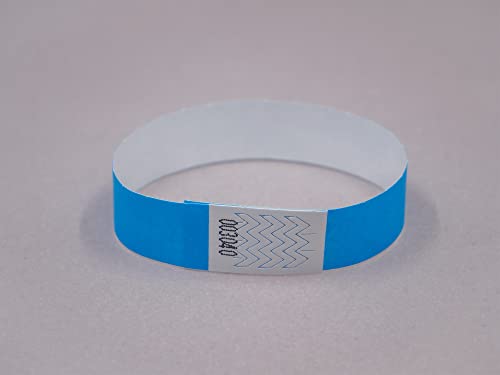 AVERY - Schachtel mit 1000 Armbändern aus Papier, Tyvek, Breite 19 mm, Neonblau von AVERY