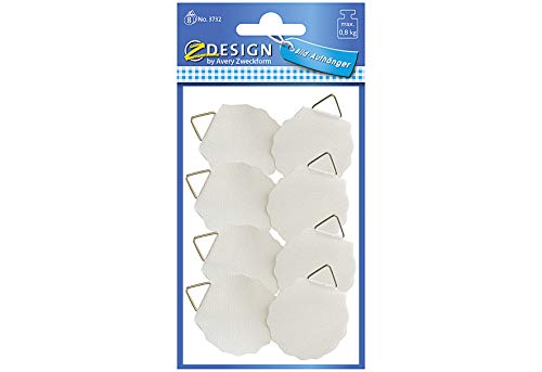 Avery 3732 Permanent, Weiß, 8 Stück, selbstklebend, Etiketten (weiß, permanent, Papier, 7,6 cm, 12 cm, 8 Stück) von AVERY Zweckform