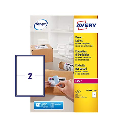 Avery BlockOut Paketetiketten von AVERY