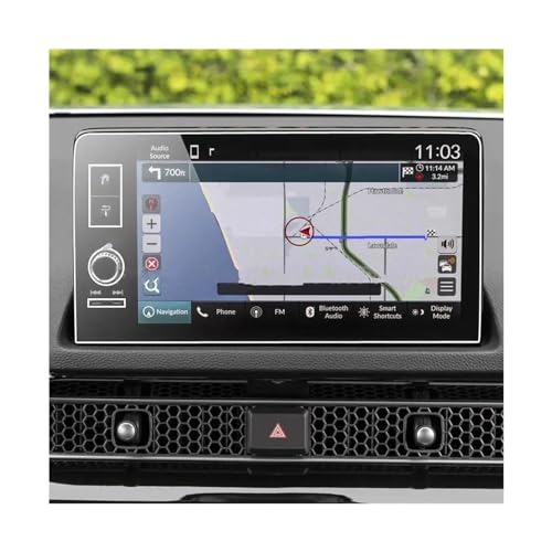 AVFORA Auto Navigation Bildschirm Schutz Film Für HR-V 2022 Autoradio GPS-Navigation Innen-Displayschutzfolie Aus Gehärtetem Glas (Size : Left hand drive) von AVFORA