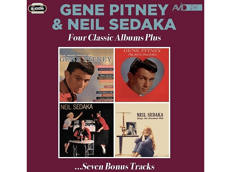 PITNEY GENE, SEDAKA NEIL - FOUR CLASSIC ALBUMS PLUS (CD) von AVID