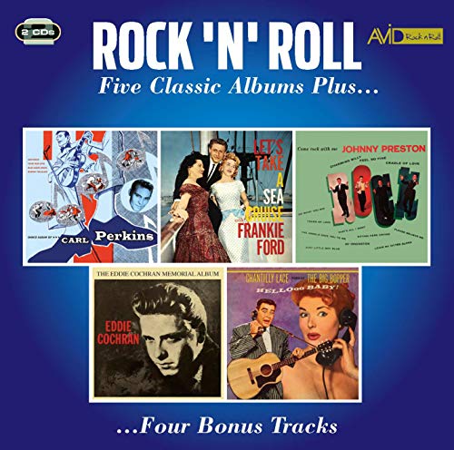 Rock N Roll - Five Classic Albums Plus (Dance Album Of Carl Perkins / Let's Take A Sea Cruise / Come Rock With Me / The Memorial Album / Chantilly Lace) von AVID