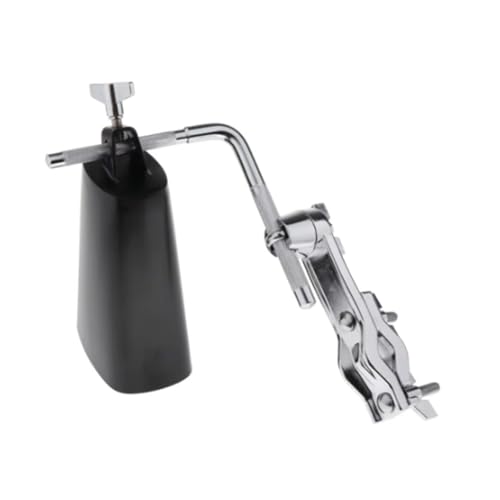 Drum Clamp Metal Cowbell Holder With Cowbell Adjustable Cowbell MountIng Bracket Clamp Percussion Instrument Accessories von AVKGCZ