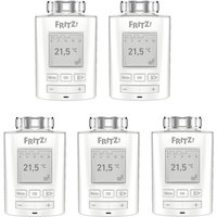 AVM FRITZ!DECT 301 5er-Pack - Smarte Heizkörper-Thermostate von AVM FRITZ!