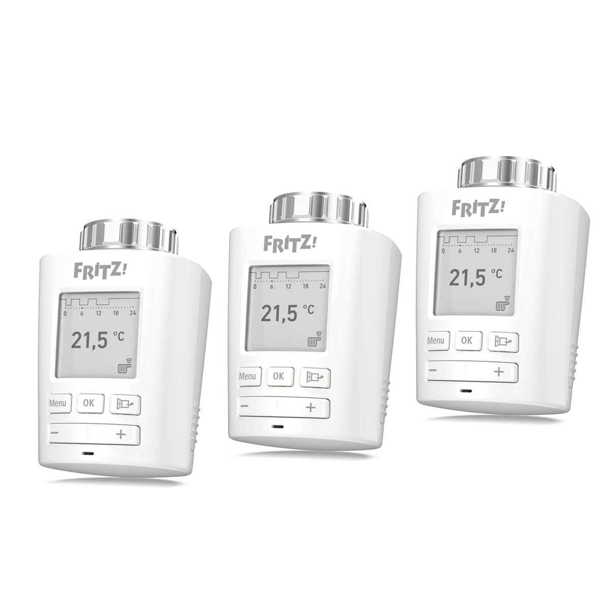 3er Pack AVM FRITZ!DECT 301 [Intelligenter Heizkörperregler] von AVM