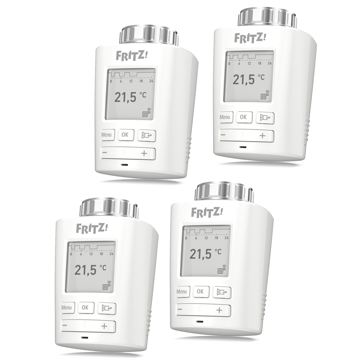 4er Pack AVM FRITZ!DECT 301 [Intelligenter Heizkörperregler] von AVM