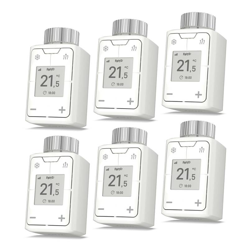 6er Pack AVM FRITZ!DECT 302 [Intelligenter Heizkörperregler] von AVM