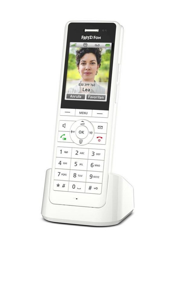 AVM AVM FRITZ!Fon X6 weiß Schnurloses Telefon (1 Mobilteil, ohne Basiss... Schnurloses DECT-Telefon von AVM