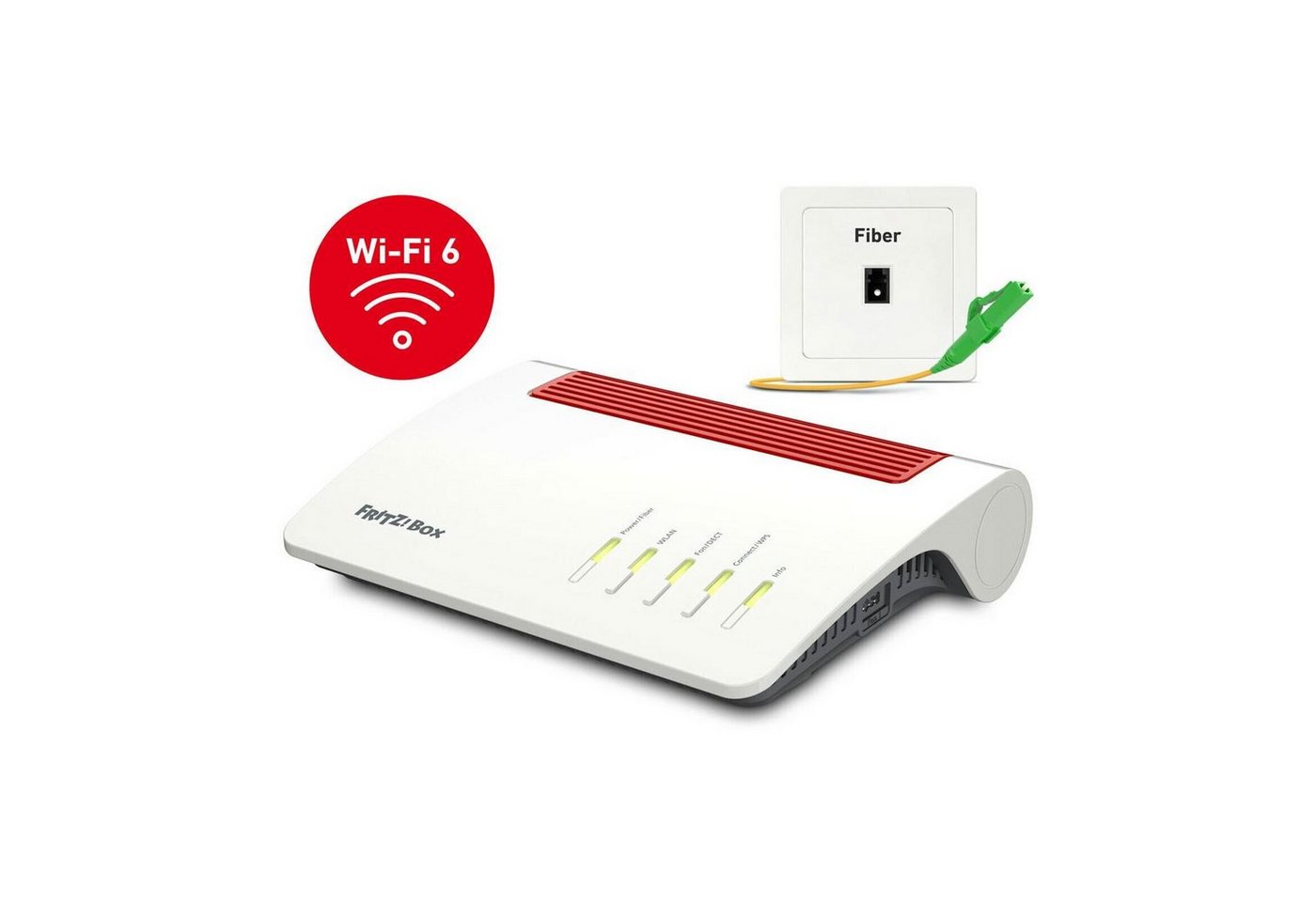 AVM FRITZ!BOX 5590 Fiber Router Glasfasermodem WLAN WiFi 6 Mesh WLAN-Router AVM FRITZ!BOX 5590 Fiber Router Glasfasermodem WLAN WiFi 6 Mesh WLAN-Router von AVM