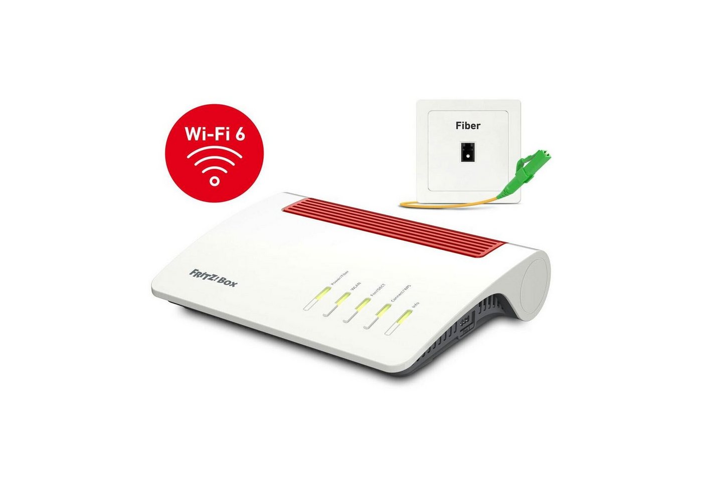 AVM FRITZ!BOX 5590 Fiber Router Glasfasermodem WLAN WiFi 6 Mesh WLAN-Router von AVM