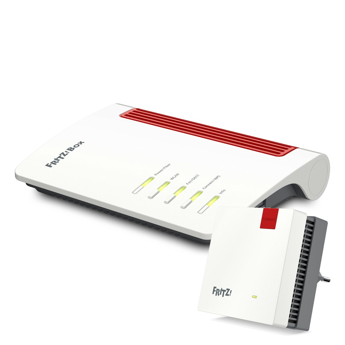 AVM FRITZ!Box 5530 Fiber + FRITZ!Repeater 1200 AX Bundle mit WiFi 6 Router und WiFi 6 Repeater AVM FRITZ!Box 5530 Fiber + FRITZ!Repeater 1200 AX Bundle mit WiFi 6 Router und WiFi 6 Repeater von AVM