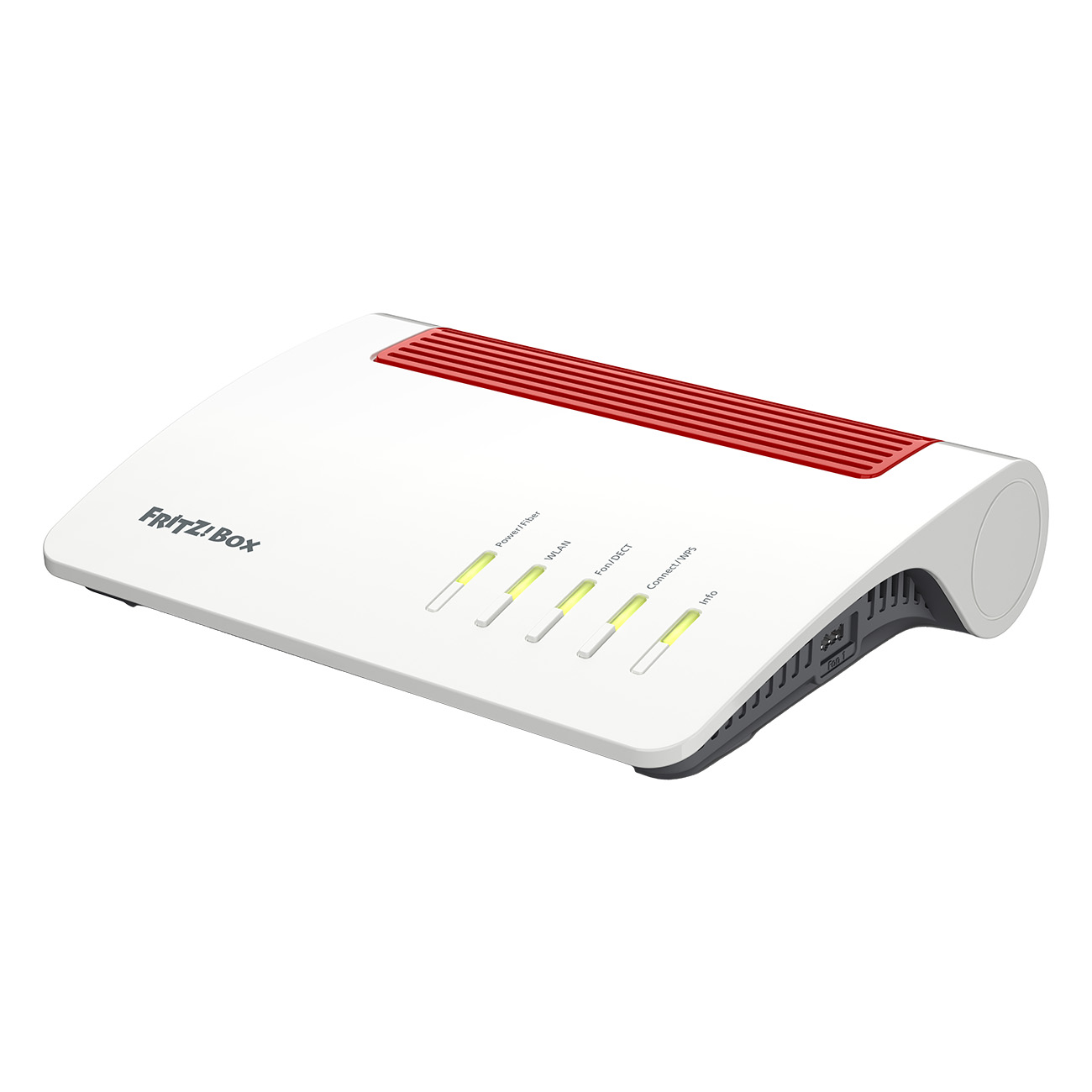 AVM FRITZ!Box 5590 Fiber Wei? / Rot | Wi-Fi 6 Glasfaser Router | Maximale Datenrate (2,4 GHz): 1200 Mbit/s | Maximale Datenrate (5 GHz): 2400 Mbit/s von AVM