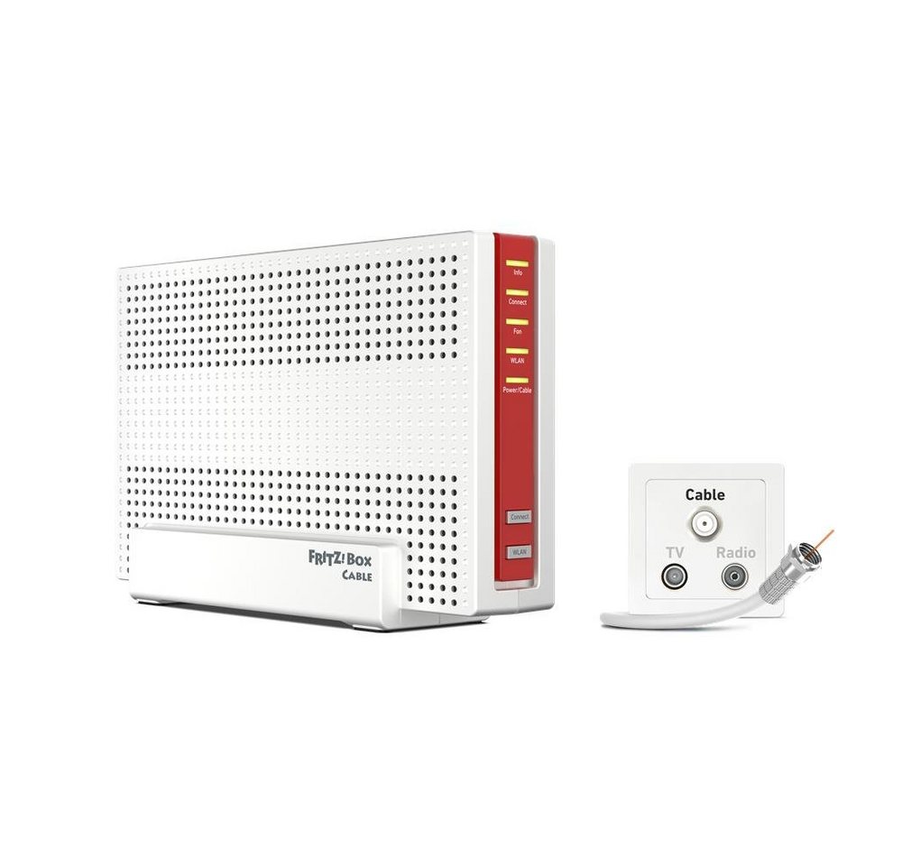 AVM FRITZ!Box 6690 WLAN-Router, mit 4x4 Wi-Fi 6 WLAN AX Router, Kabel Modem, Gigabit LAN Anschluss von AVM