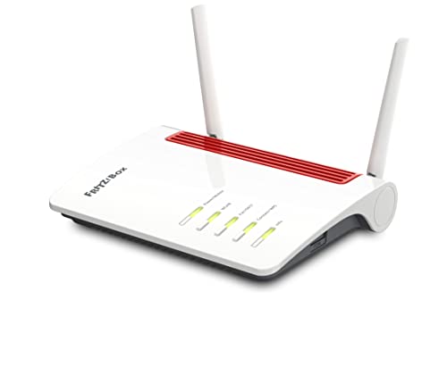 FRITZ!Box 6850 (LTE-Modem, bis zu 150 MBit/s, WLAN AC+N bis 866 MBit/s (5 GHz) und 400 MBit/s (2, 4 GHz), 4 x Gigabit-LAN, 1x USB 3.0) von AVM
