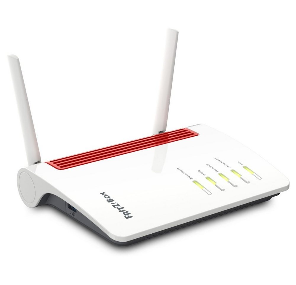 AVM FRITZ!Box 6850 5G - WLAN Router - weiß/rot 4G/LTE-Router von AVM