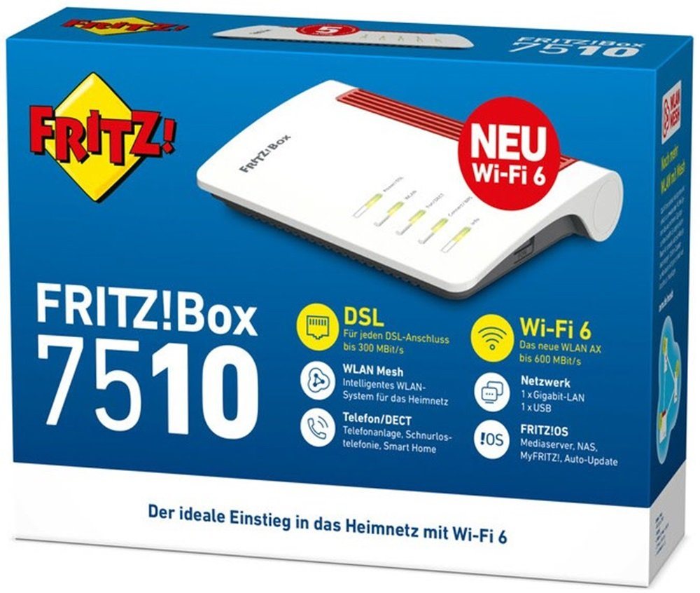 AVM FRITZ!Box 7510 WLAN-Router von AVM
