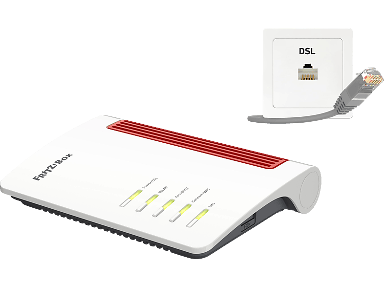 AVM FRITZ!Box 7530 AX (Wi-Fi 6) VDSL/ADSL-Router 2400 Mbit/s von AVM