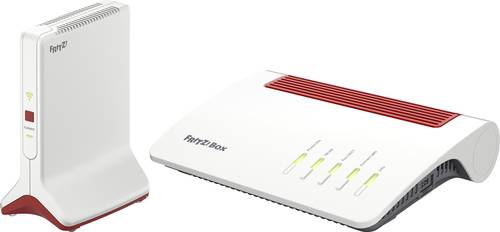 AVM FRITZ!Box 7590 AX+FRITZ!Repeater 6000 WLAN Router mit Modem Integriertes Modem: ADSL2+, UMTS, VD von AVM