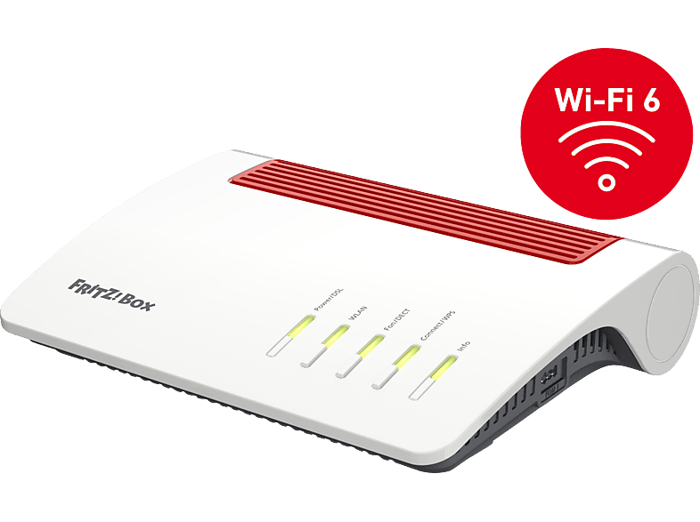 AVM FRITZ!Box 7590 AX (Wi-Fi 6) VDSL/ADSL Wi-Fi 6 WLAN-Mesh-Router 3600 Mbit/s von AVM