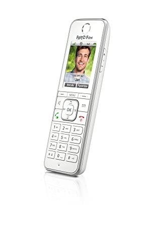 FRITZ!Fon C6 DECT-Komforttelefon (hochwertiges Farbdisplay, HD-Telefonie, Internet-/Komfortdienste, Steuerung FRITZ!Box-Funktionen) weiß, deutschsprachige Version von AVM