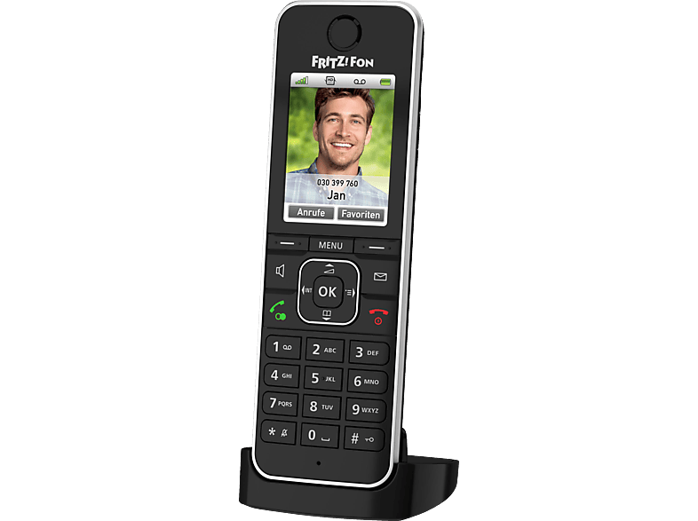 AVM FRITZ!Fon C6 DECT-Telefon, Schwarz von AVM