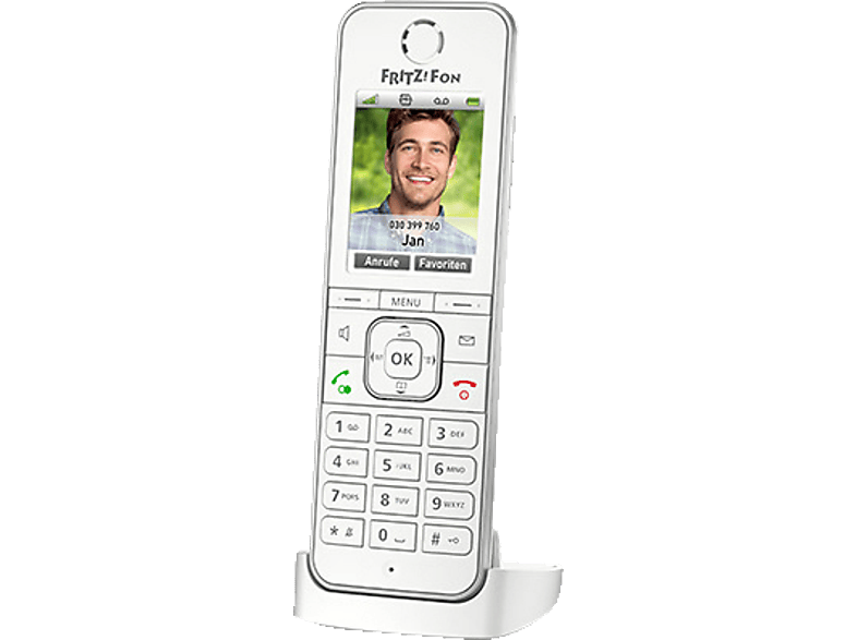 AVM FRITZ!Fon C6, HD Schnurloses Telefon, Weiß von AVM