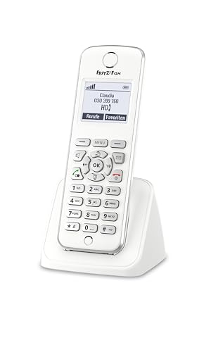 AVM FRITZ!Fon M2 DECT-Komforttelefon (für FRITZ Box Monochromes Display, HD-Telefonie) deutschsprachige Version von AVM