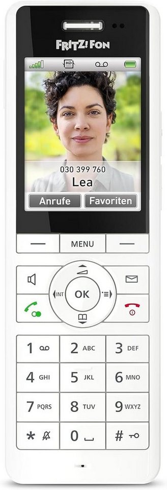 AVM FRITZ!Fon X6 weiß Festnetztelefon von AVM