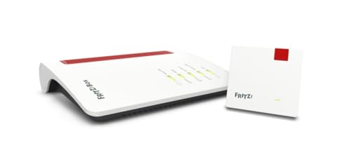 FRITZ!Mesh Set: FRITZ!Box 7530 AX (Wi-Fi 6 Router mit 1.800 MBit/s + 600 MBit/s) und FRITZ!Repeater 1200 AX (Wi-Fi 6 Repeater mit 2.400 Mbit/s + 600 Mbit/s, deutschsprachige Version) von AVM