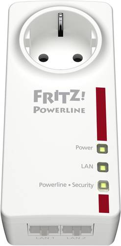 AVM FRITZ!Powerline 1220 Powerline Einzel Adapter 20002736 1200MBit/s von AVM