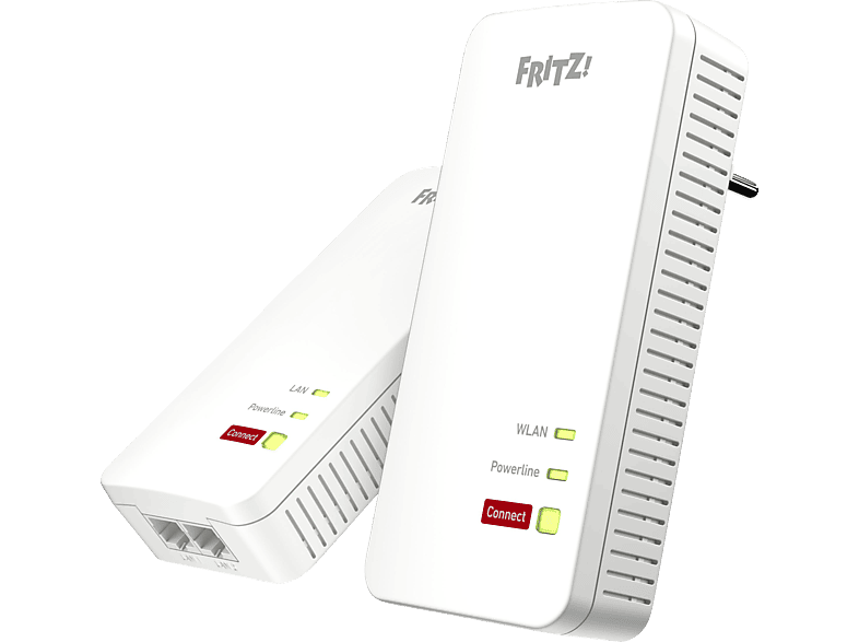 AVM FRITZ!Powerline 1240 AX WLAN Set Powerline-Adapter 1200 Mbit/s Kabellos und Kabelgebunden von AVM
