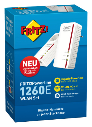 AVM FRITZ!Powerline 1260E WLAN Set von AVM