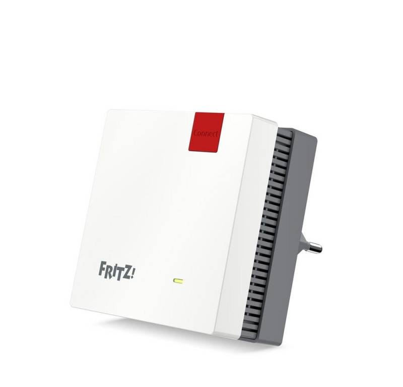 AVM FRITZ!Repeater 1200 WLAN-Repeater, 5 GHz (bis zu 866 MBit/s), 2,4 GHz (bis zu 400 MBit/s), 1x Gigabit-LAN, deutschsprachige Version von AVM
