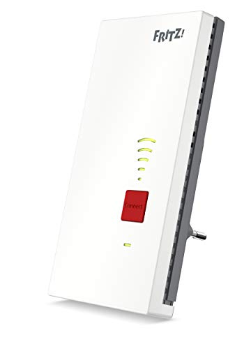 AVM FRITZ!WLAN Mesh Repeater 2400 (Dual-WLAN AC + N bis zu 1.733 MBit/s (5GHz) + 600 MBit/s(2,4 GHz), 1x Gigabit-LAN, deutschsprachige Version) von AVM