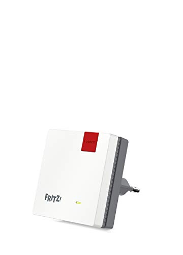AVM FRITZ!WLAN Mesh Repeater 600 (WLAN N bis zu 600 MBit/s (2,4 GHz), WPS, kompakte Bauweise, deutschsprachige Version) von AVM