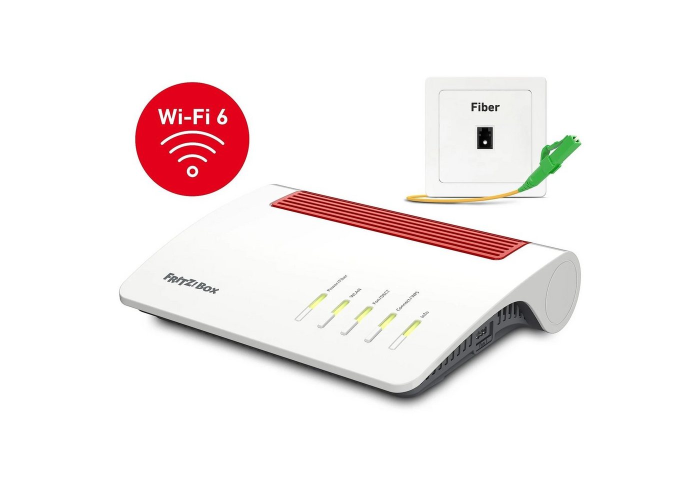 AVM FRITZBox 5590 FIBER Glasfaser Modem Wi-Fi 6 WLAN-Router von AVM