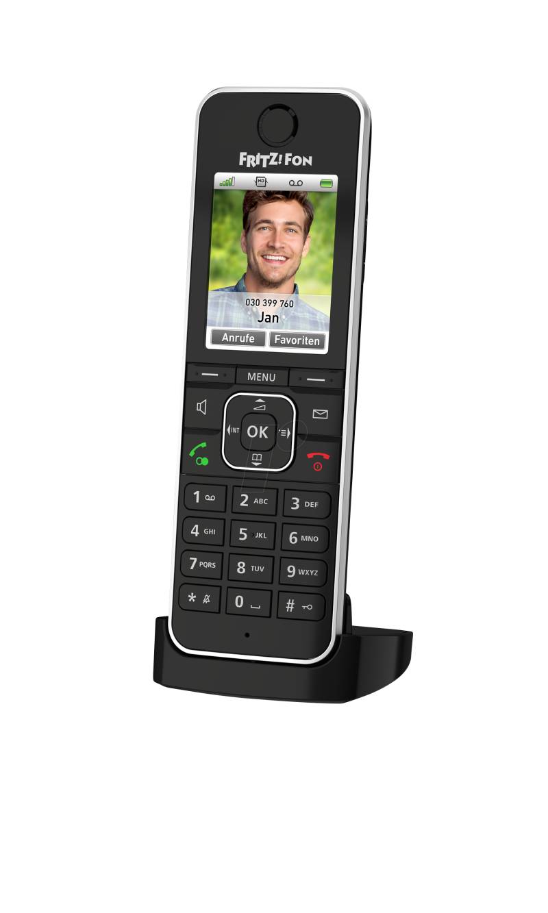 AVM FRITZFON C6B - FRITZ!Fon C6 Black - FRITZ!Box Komforttelefon von AVM