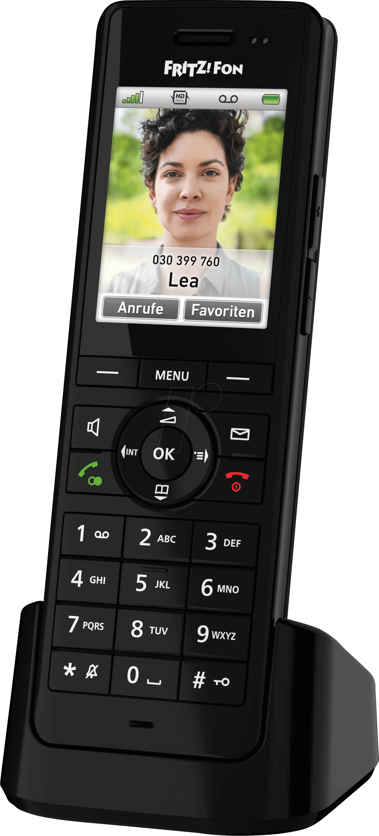 AVM FRITZFON X6B - FRITZ!Fon X6 Black - FRITZ!Box Komforttelefon von AVM