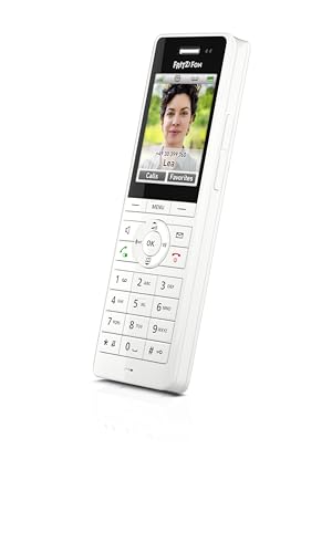 AVM Fritz!Fon X6 Blanco International Schnurloses DECT-Telefon, Full Duplex HD, Farbdisplay, kompatibel mit Fritz!Box mit DECT-Basis, Menü auf Spanisch von AVM