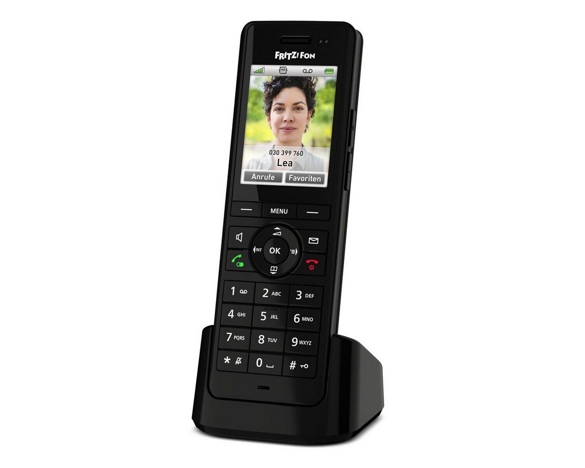 AVM Fritz!Fon X6 DECT Mobiltelefon schwarz Schnurlos DECT-Telefon von AVM