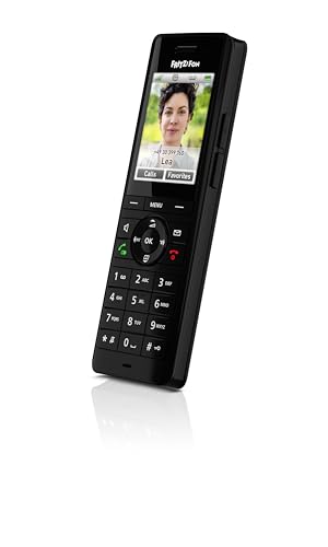 AVM Fritz!Fon X6 DECT-Telefon, kabellos, Full Duplex HD, Farbdisplay, kompatibel mit Fritz!Box mit DECT-Basis, Menü auf Spanisch von AVM