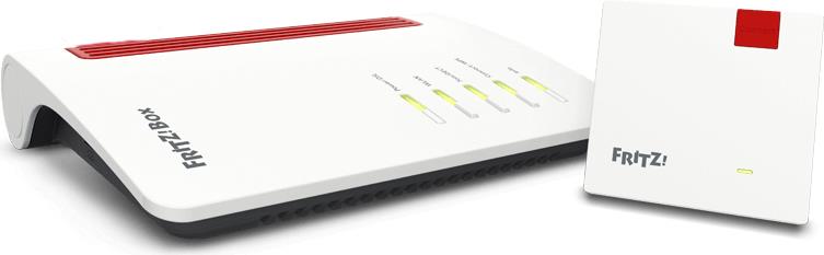 FRITZ! Mesh Set 7530 AX + 1200 AX Dual-Band (2,4 GHz/5 GHz) Wi-Fi 6 (802.11ax) Rot - Weiß 4 3G Intern (20003049) von AVM