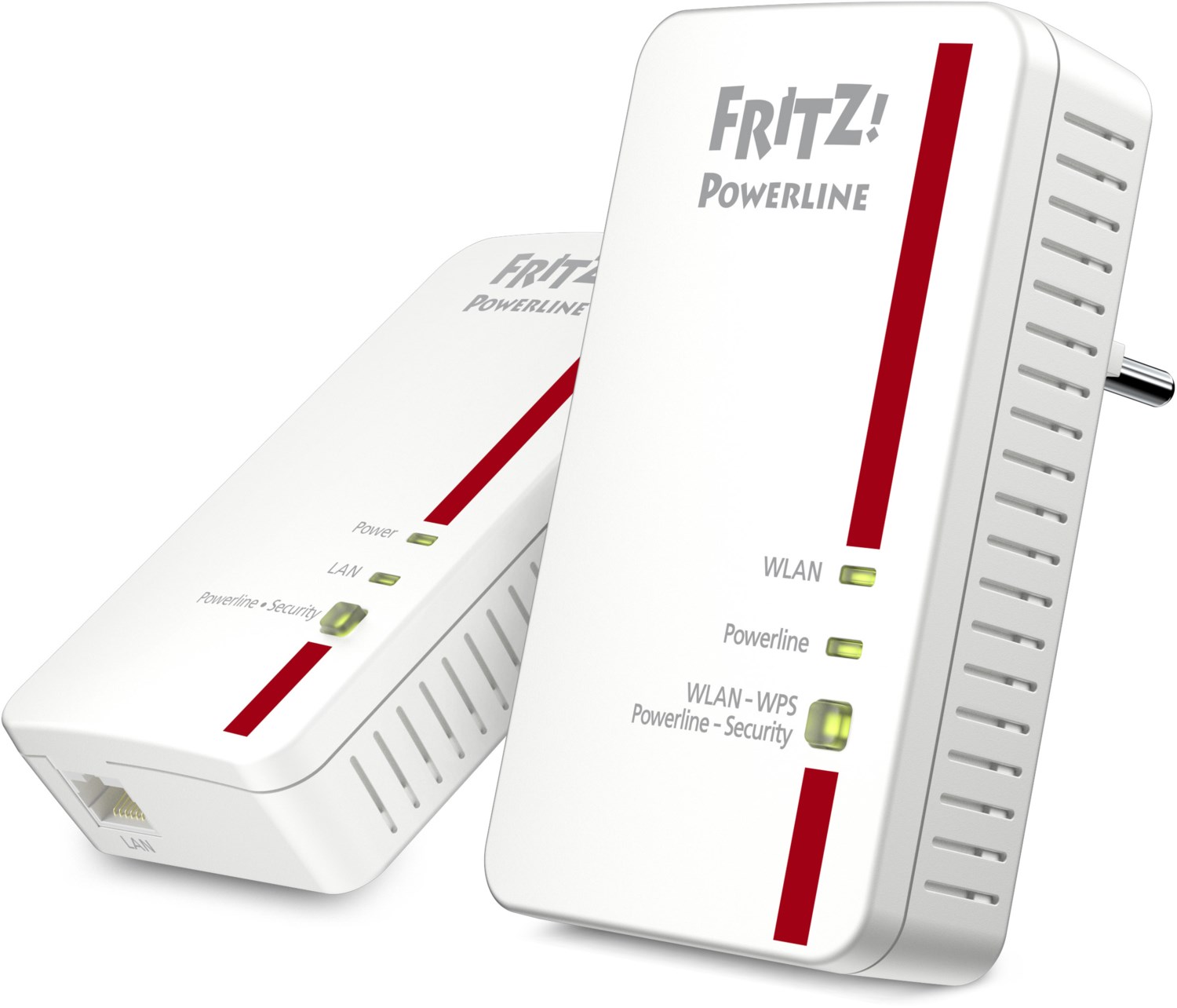 FRITZ!Powerline 1240E WLAN Set weiß/rot FRITZ!Powerline 1240E WLAN Set weiß/rot von AVM