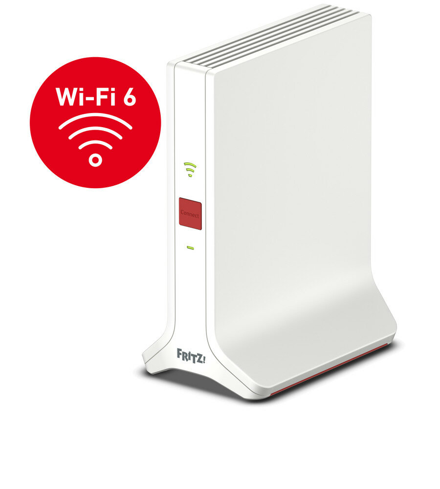FRITZ!Repeater 3000 AX WLAN-Router Gigabit Ethernet Tri-Band (2,4 GHz / 5 GHz / 5 GHz) Weiß von AVM