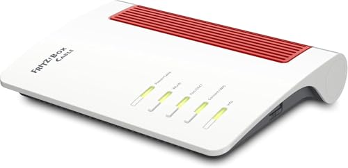 FRITZBox 6660 Cable (DOCSIS-3.1-Kabelmodem, 2x2 WLAN AX (Wi-Fi 6) mit 2.400 MBit/s (5 GHz) und 600 MBit/s (2,4 GHz), 1 x 2,5 Gigabit-LAN-Port) von AVM